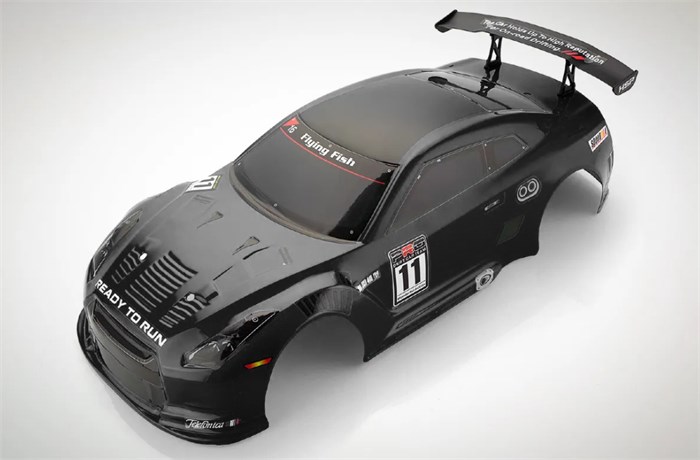 Кузов Nissan GTR-35-Black для дрифт моделей HSP 1/10 GTR-Black - фото 15037