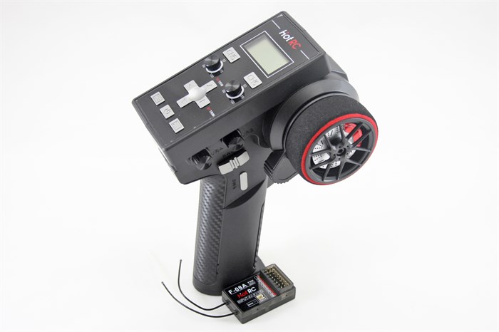GT-8 Аппаратура HotRC 8CH с телеметрией (пульт + приемник 2.4GHz) GT-8 - фото 15450