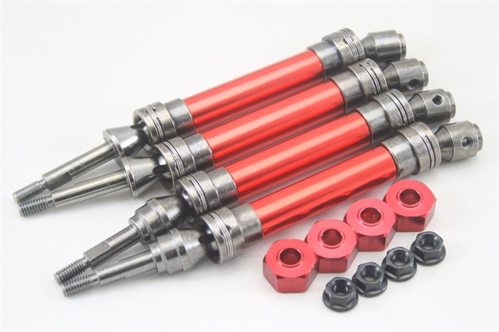 Комплект металлических приводов V2 (пeред+зад) для Remo Hobby 1/10 (Mmax, EX3) - копия S1955+S1957-V2 - фото 15485