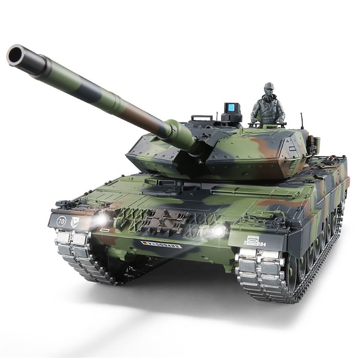 Радиоуправляемый танк Heng Long Leopard II A6 Pro масштаб 1/16 (3889-1Pro V7.0) - фото 8503