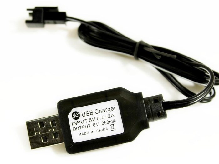 WPL-ABC020 Зарядное устройство USB 6V WPL - фото 9527