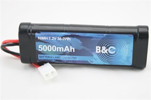 DB-7250 Аккумулятор B&C Ni-MH 7.2V 5000 mAh (Tamiya)