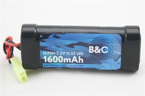DB-7216 Аккумулятор Ni-MH 7.2V 1600 mAh (mini-tamiya)