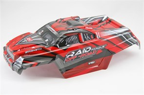 D3401 Кузов красный монстр-трак для Remo Hobby Raid 1/14 D3401