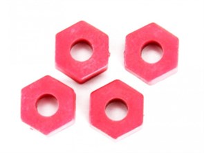 RP2021 Хексы колесные пластиковые красные (12 mm)
