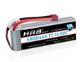 Аккумулятор HRB Li-pol 11.1V 5000mAh 50C (T-Plug) DB-1150-HRB - фото 14253