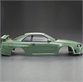 Кузов Killerbody Nissan Skyline GTR R34 зеленый для дрифт моделей 1/10 KB-48626 - фото 15139