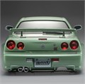 Кузов Killerbody Nissan Skyline GTR R34 зеленый для дрифт моделей 1/10 KB-48626 - фото 15140